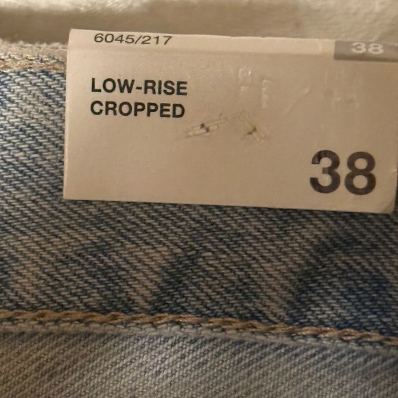 NEW WITH TAGS ZARA METALLIC JEAN SLIVER - Picture 2 of 9